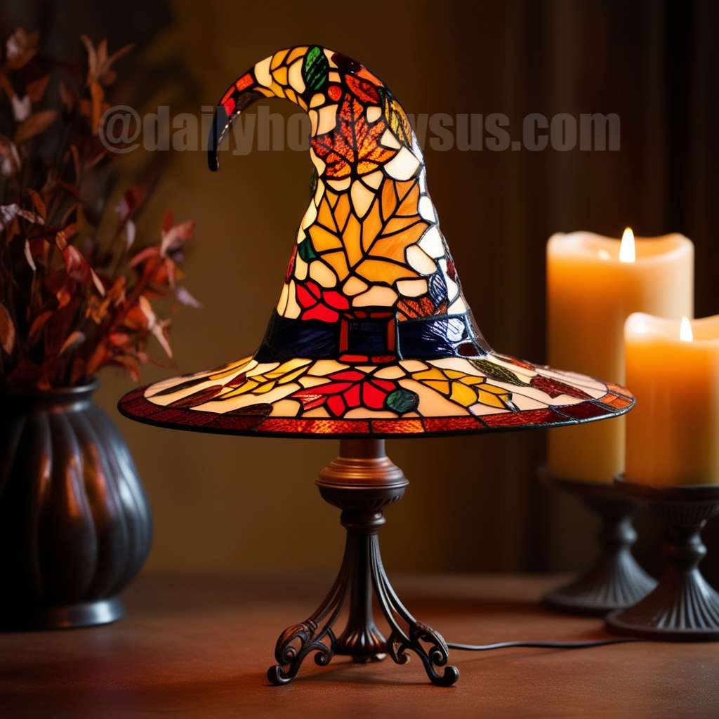 Autumn Witch Lamp