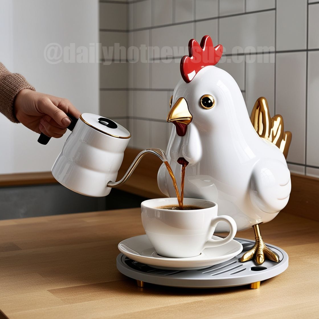 Chicken Coffee Maker