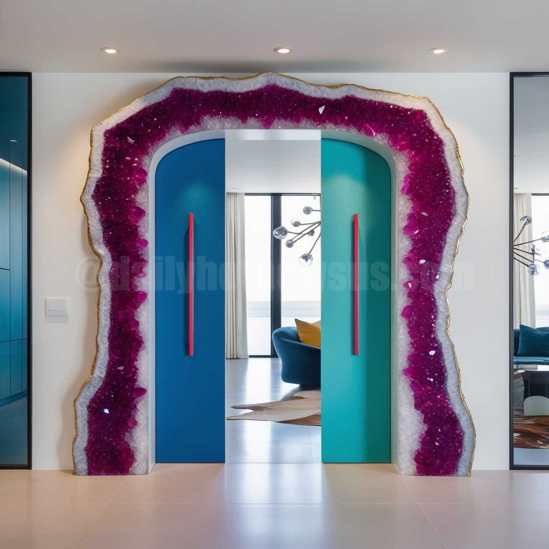 Giant Geode Doorway