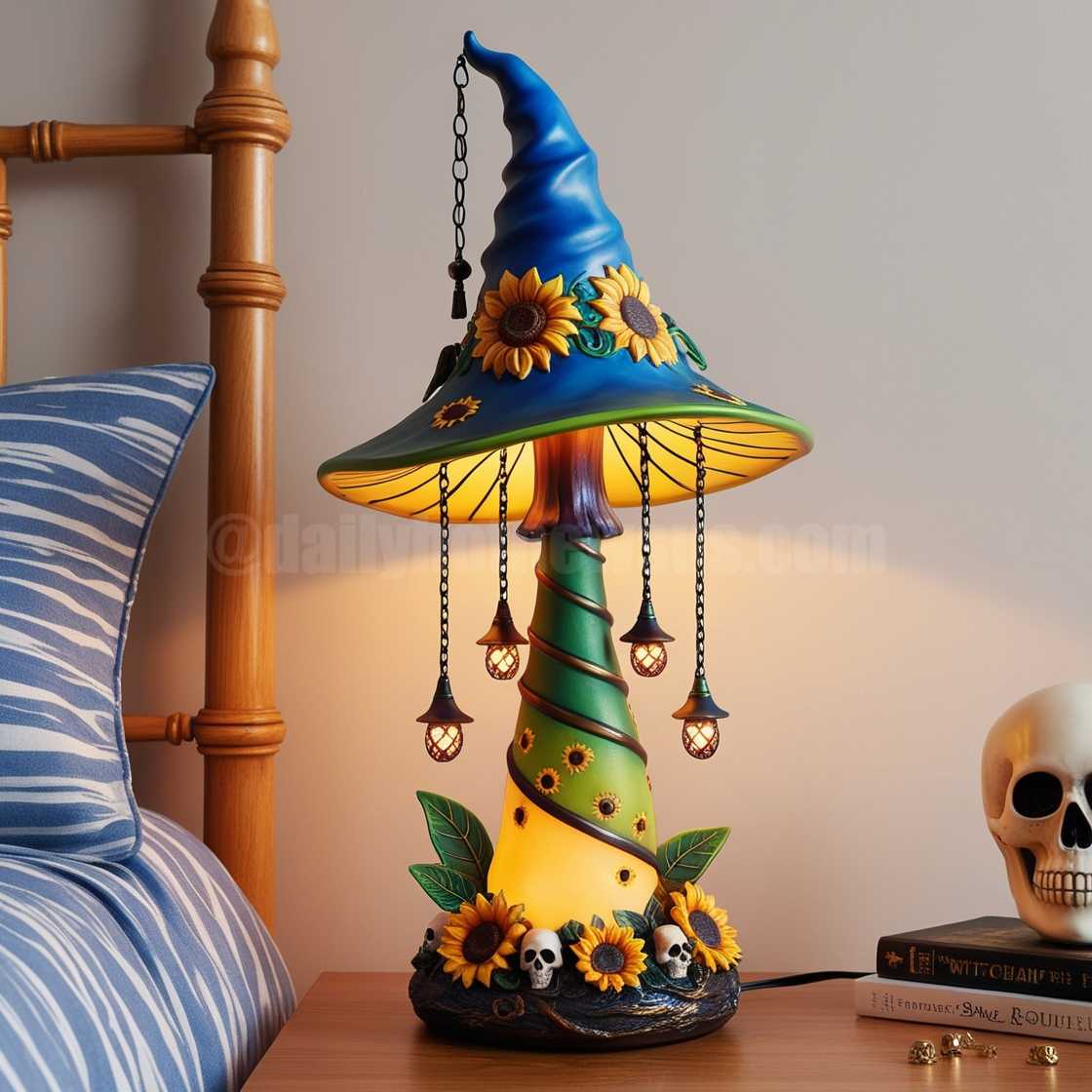 Sunflower Witch Lamp