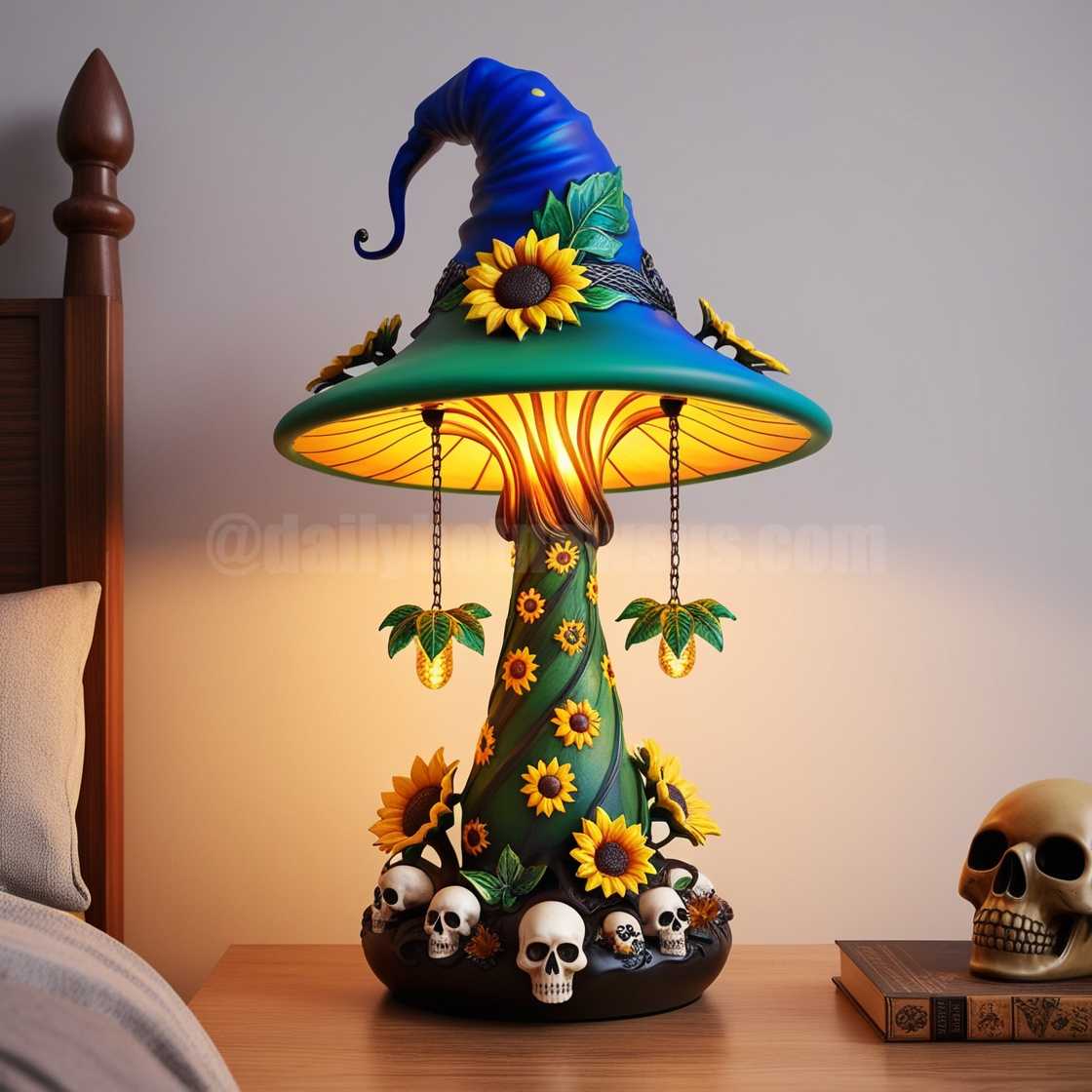 Sunflower Witch Lamp