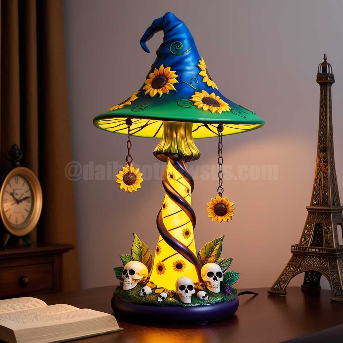 Sunflower Witch Lamp