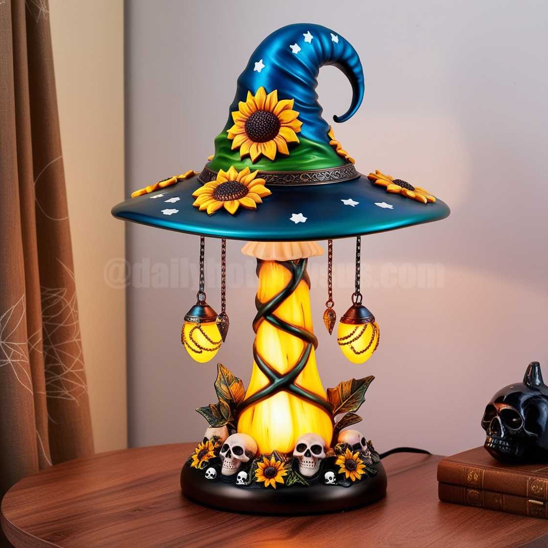 Sunflower Witch Lamp