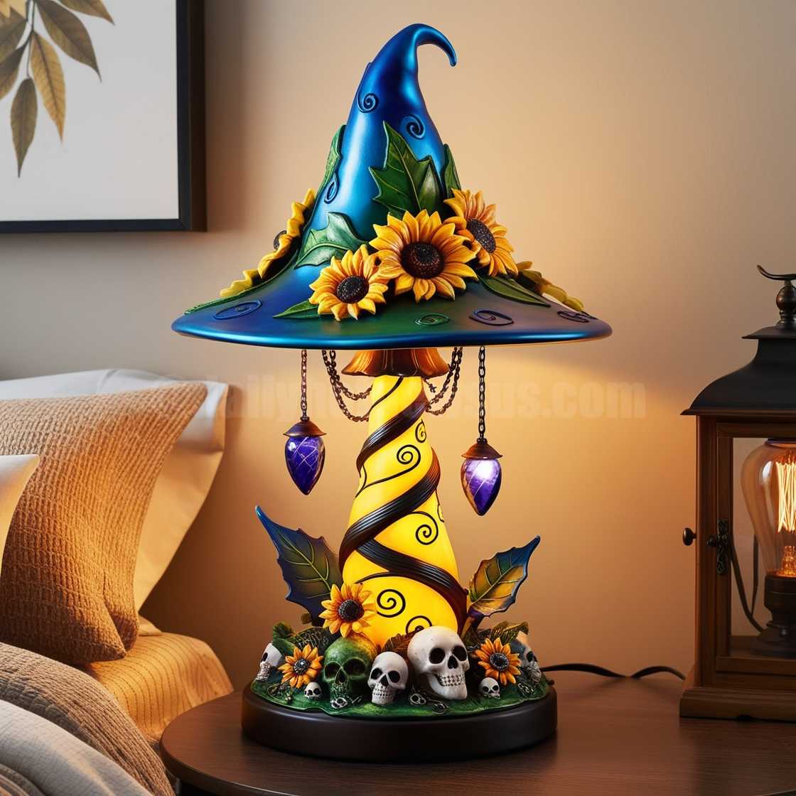 Sunflower Witch Lamp