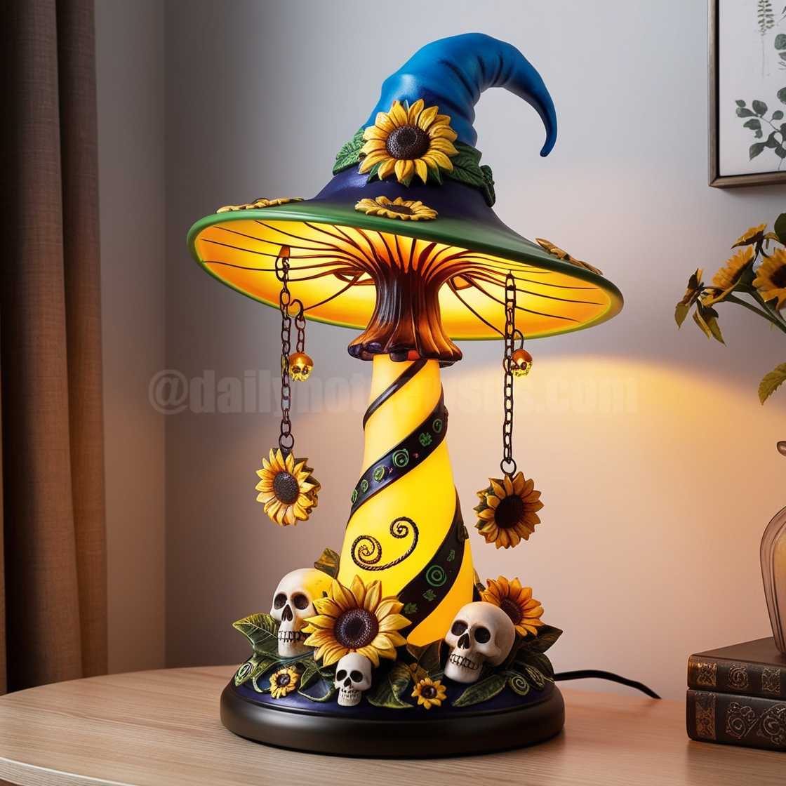 Sunflower Witch Lamp