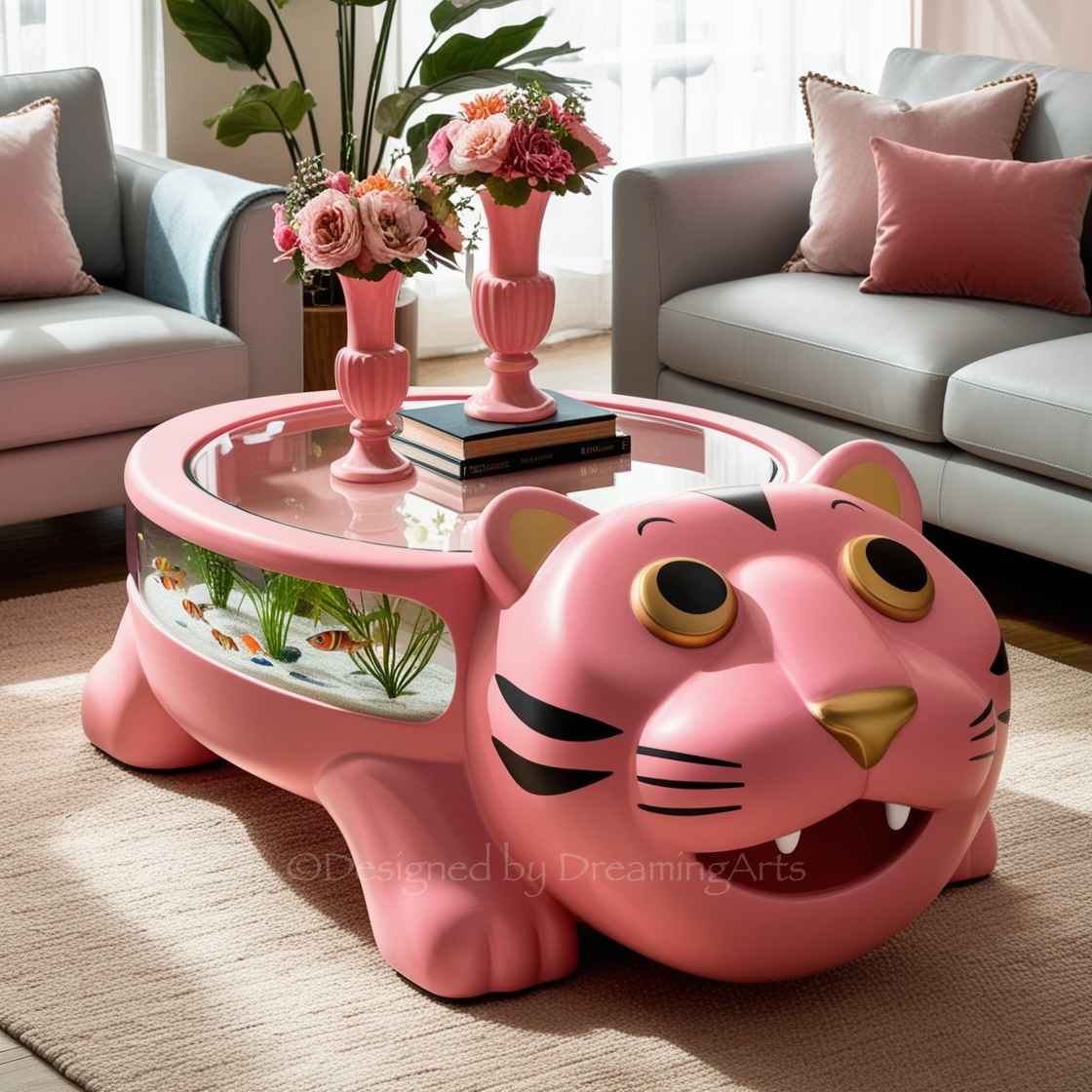 Animal Shaped Aquarium Coffee Table