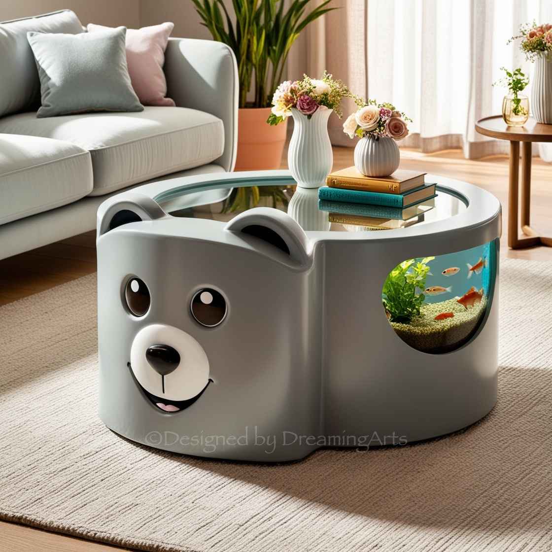 Animal Shaped Aquarium Coffee Table