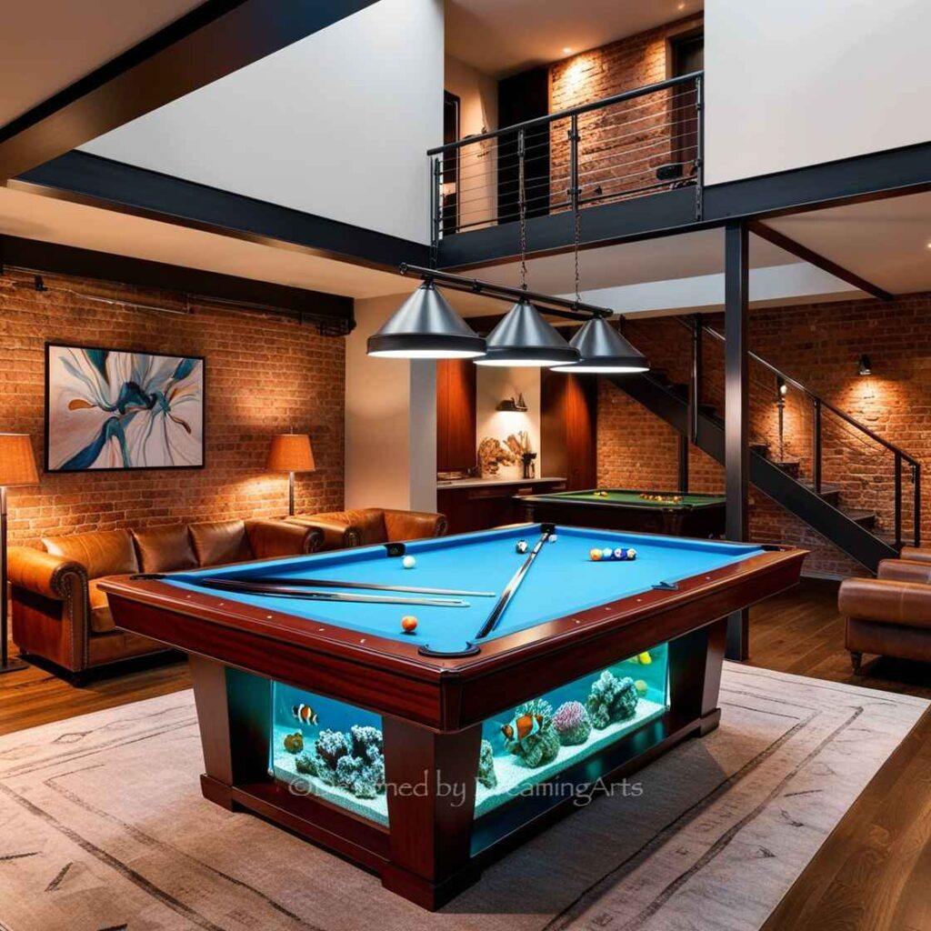 Aquarium Pool Table