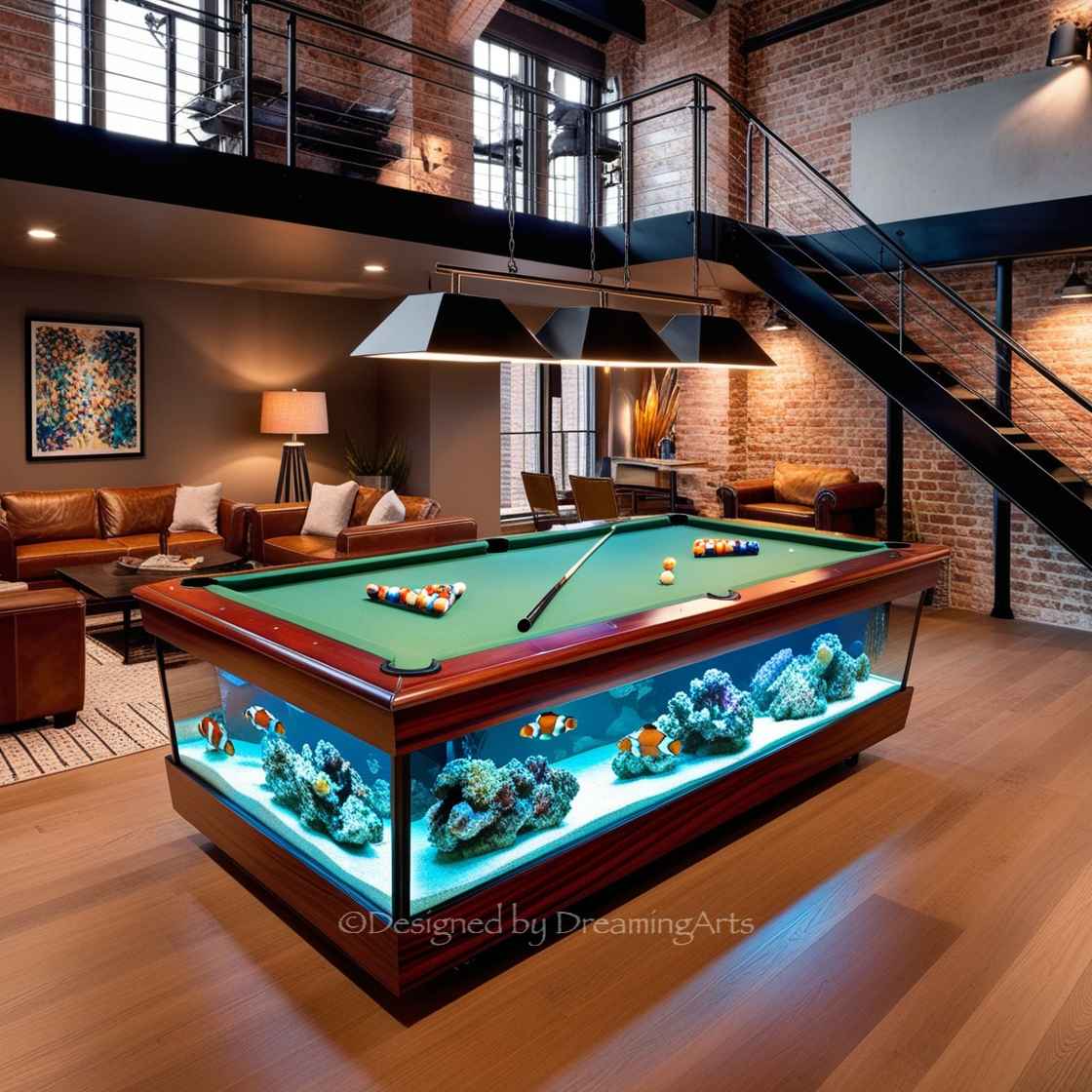 Aquarium Pool Table