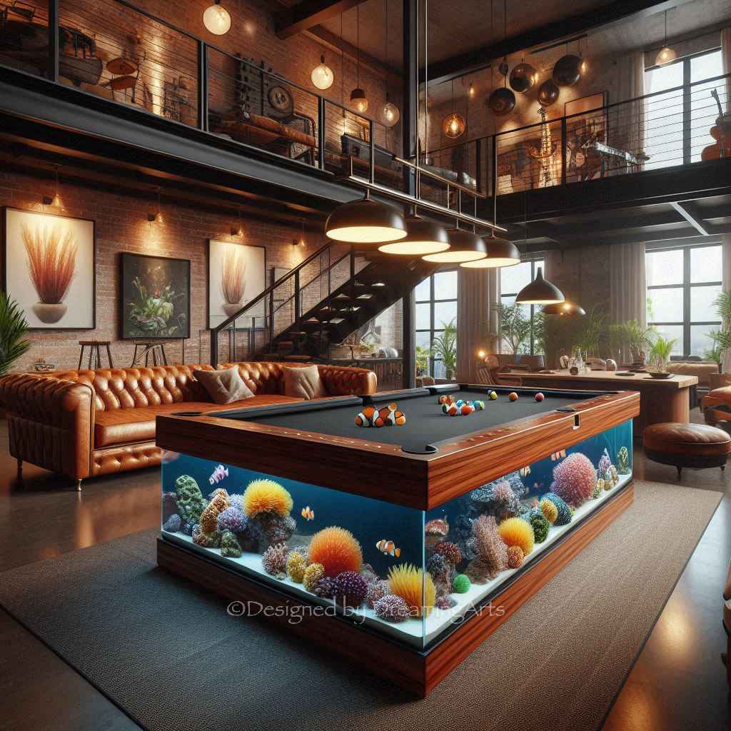 Aquarium Pool Table