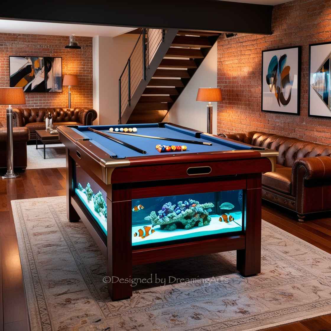 Aquarium Pool Table