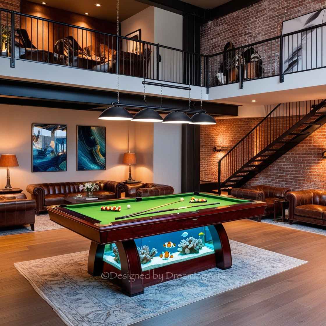 Aquarium Pool Table