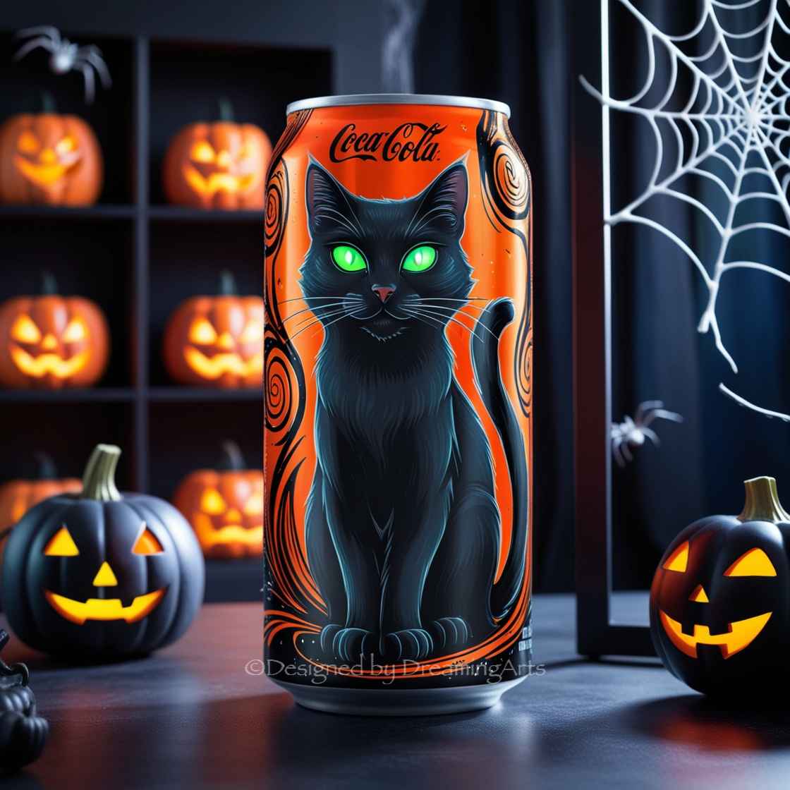 Black Cat Coca Cola