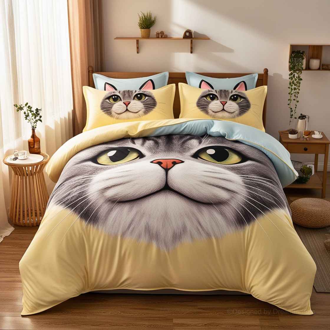 Cat-Themed Bedding