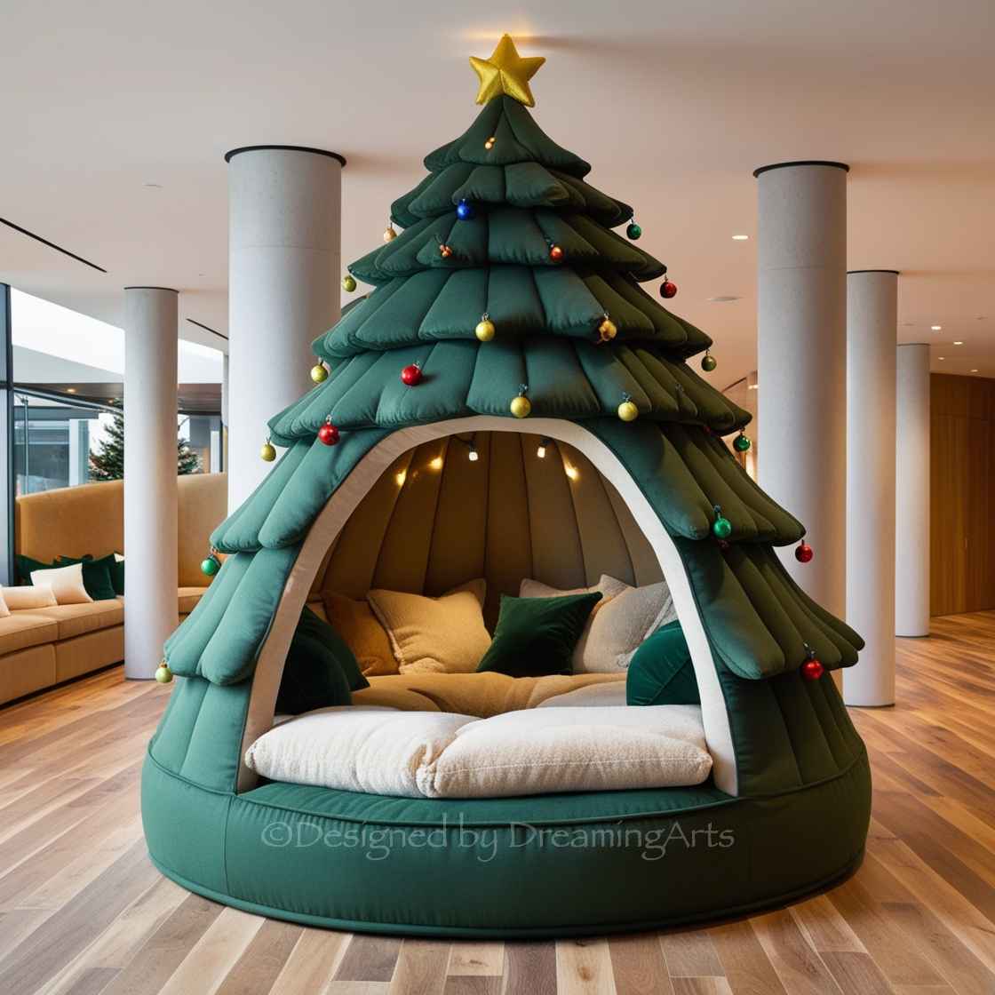 Christmas Tree Lounging Dens