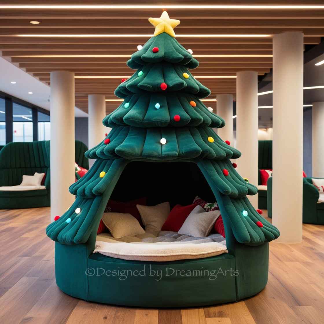 Christmas Tree Lounging Dens