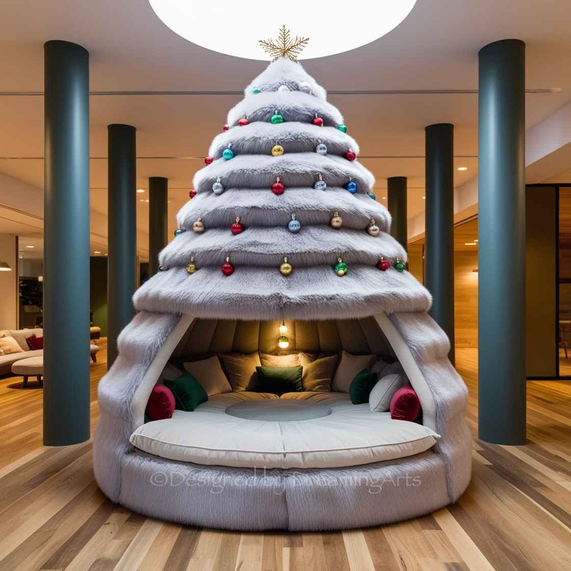 Christmas Tree Lounging Dens