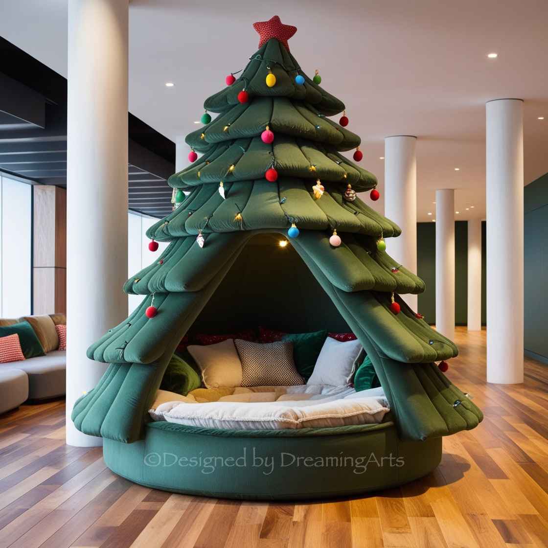 Christmas Tree Lounging Dens