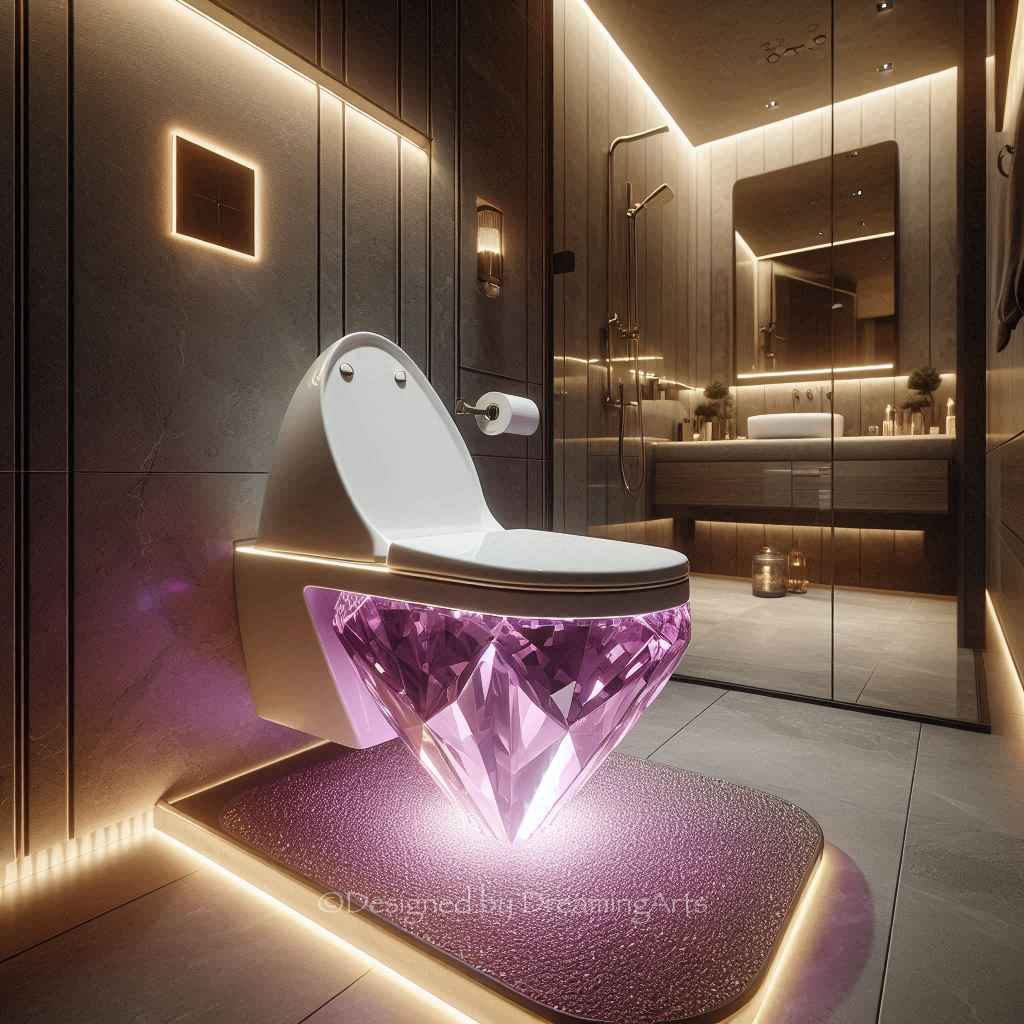 Diamond Shaped Toilet