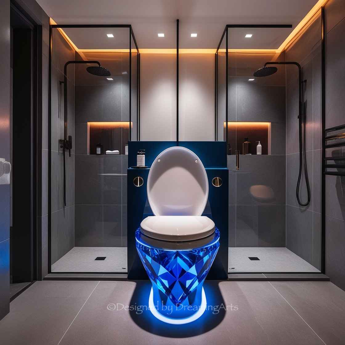 Diamond Shaped Toilet