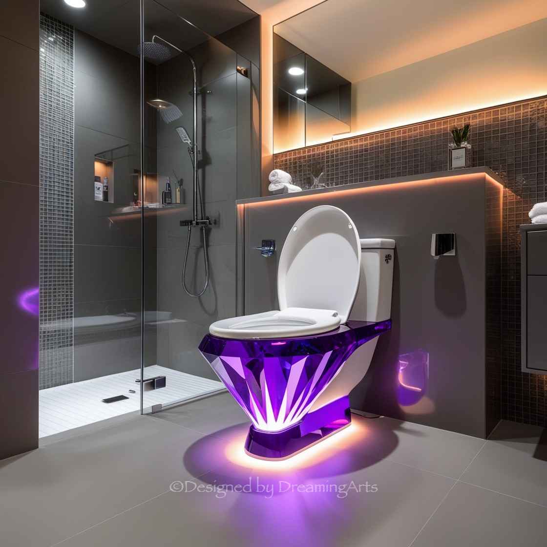 Diamond Shaped Toilet