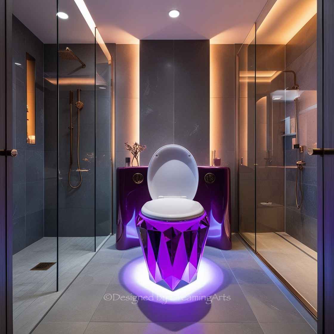 Diamond Shaped Toilet