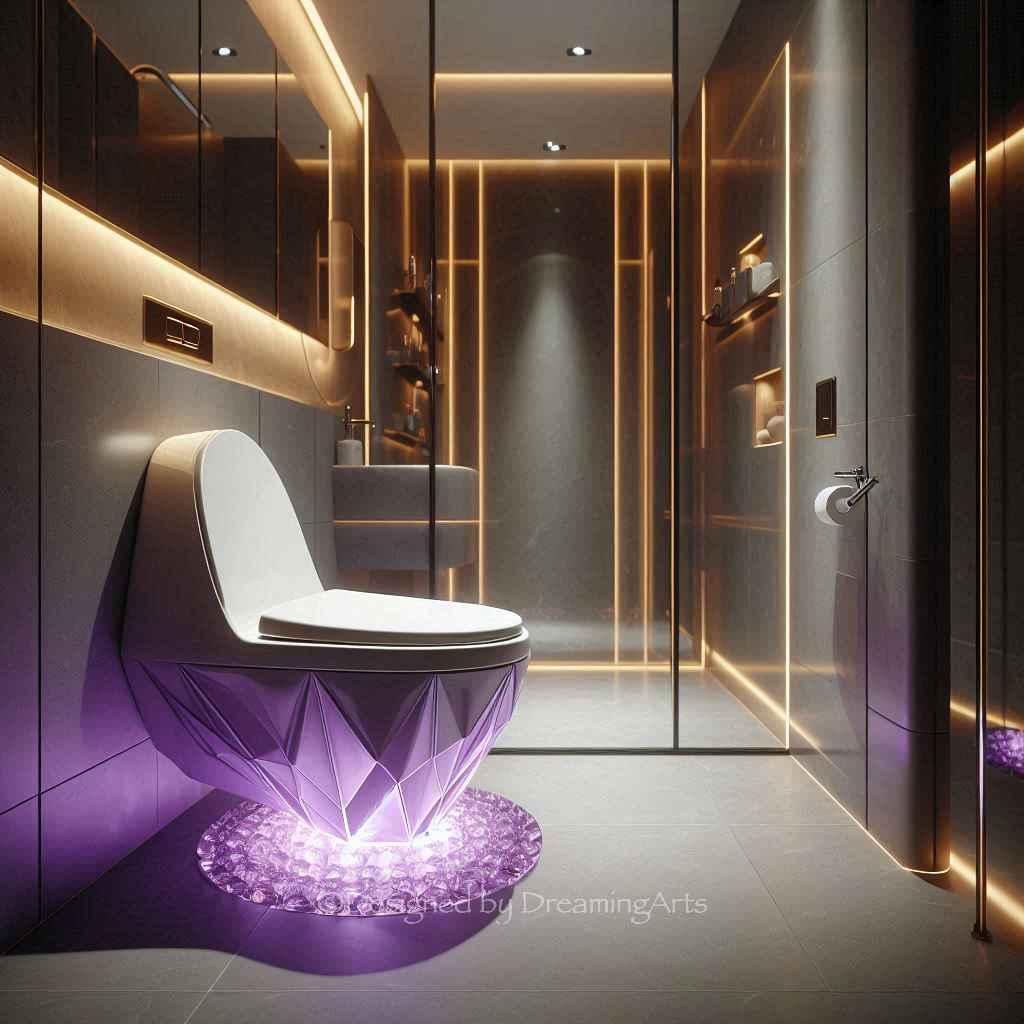 Diamond Shaped Toilet