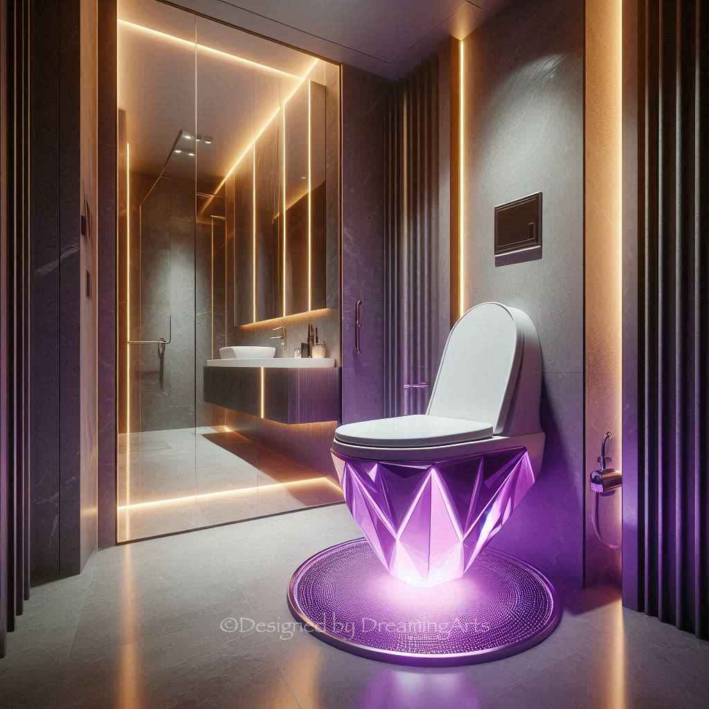 Diamond Shaped Toilet