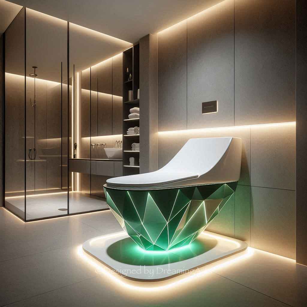 Diamond Shaped Toilet