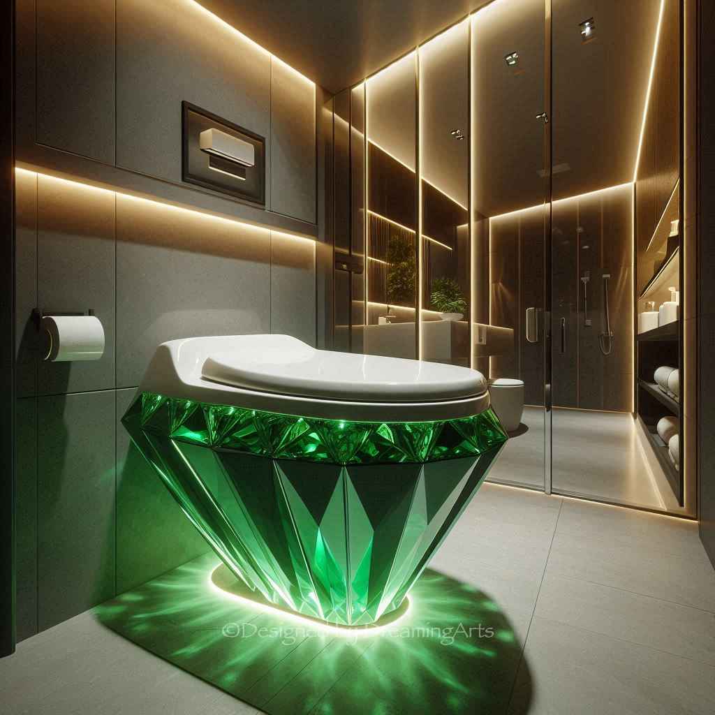 Diamond Shaped Toilet