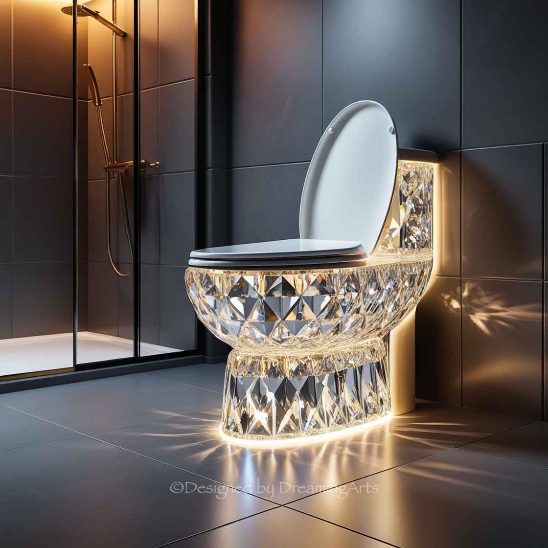 Diamond Shaped Toilet