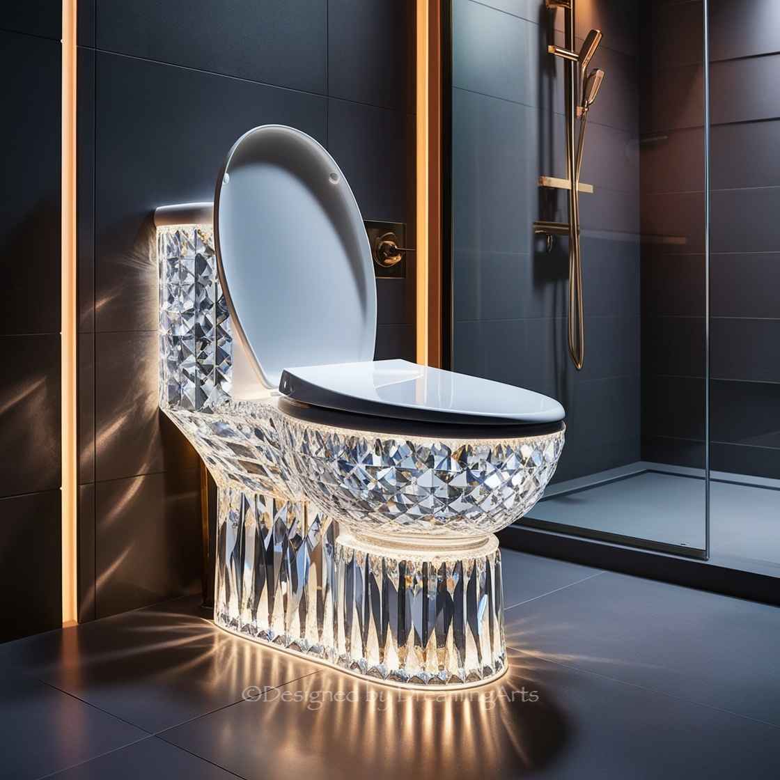 Diamond Shaped Toilet