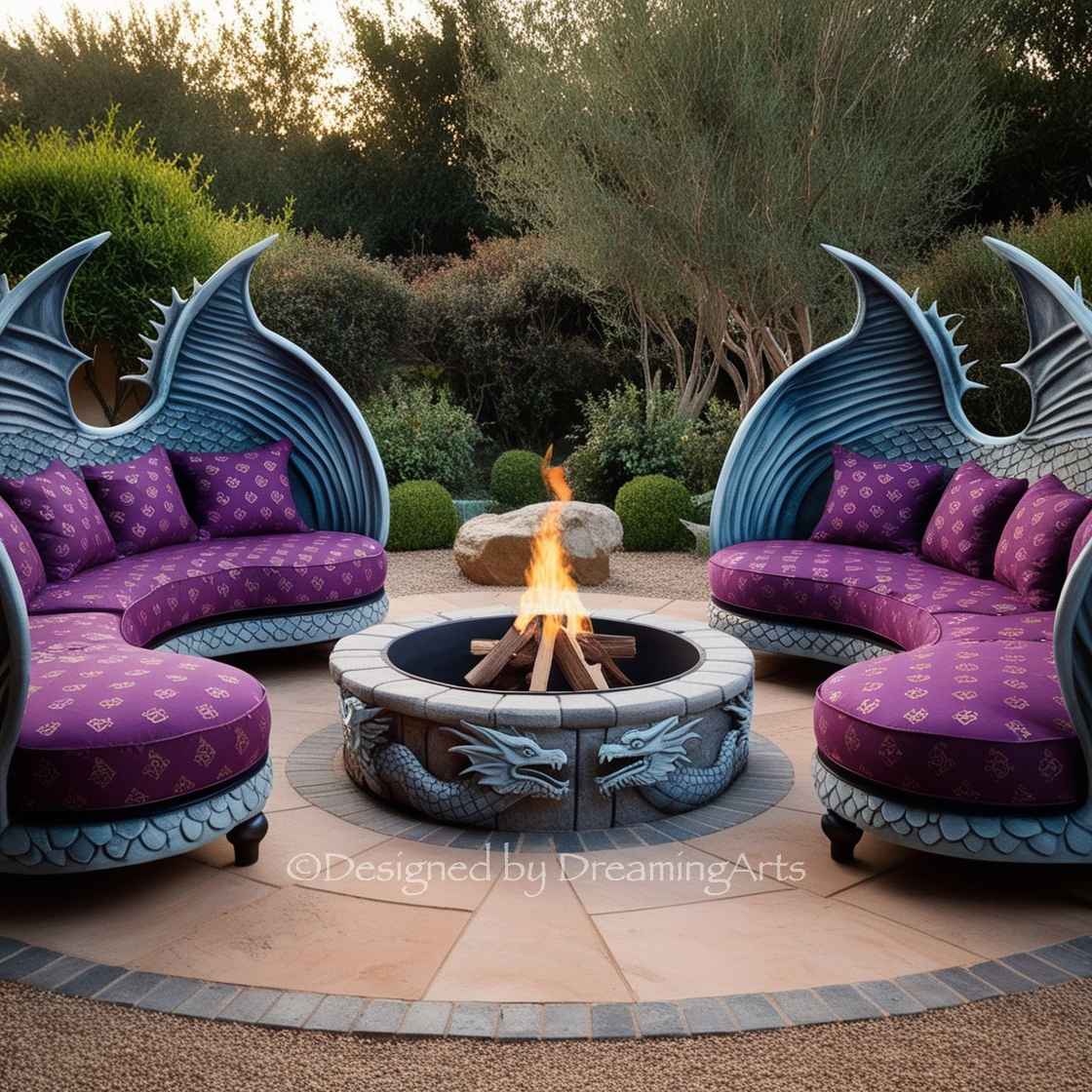 Dragon Fire Pit Patio Sets