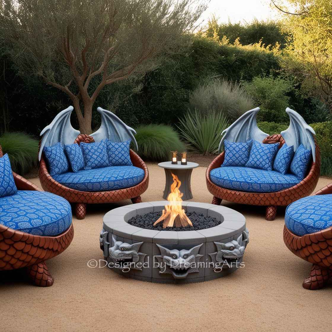 Dragon Fire Pit Patio Sets