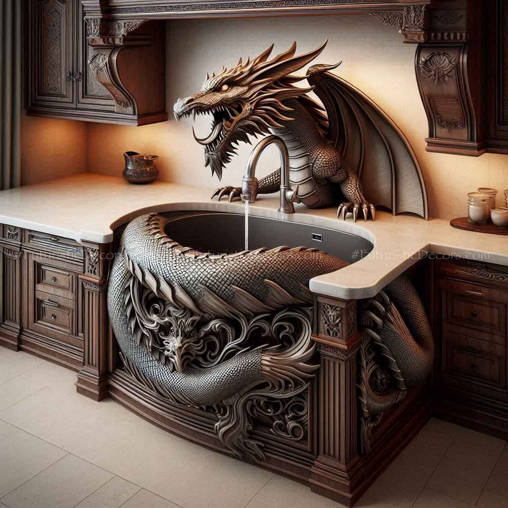 Dragon Kitchen Island