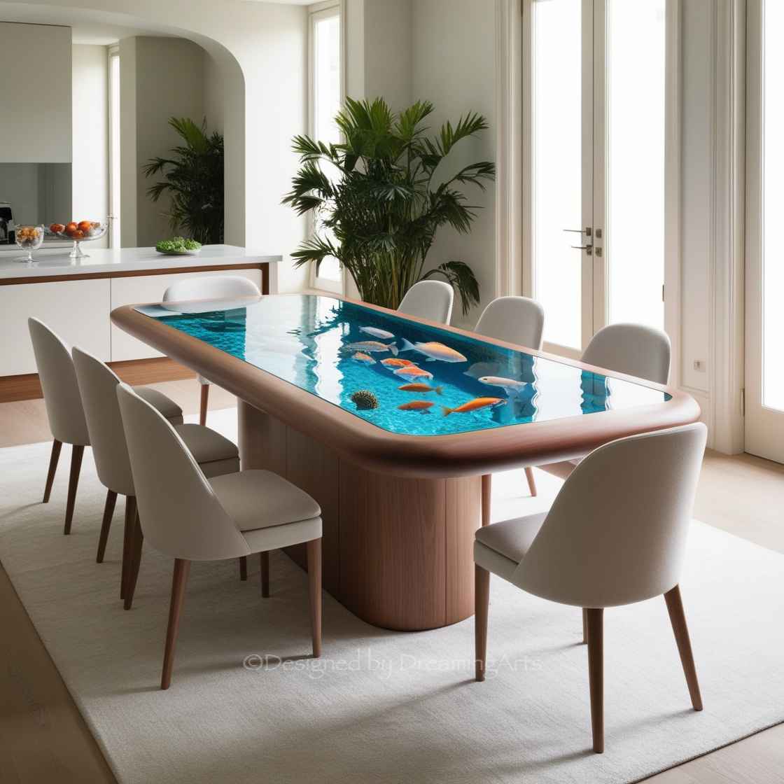 Aquarium Dining Table