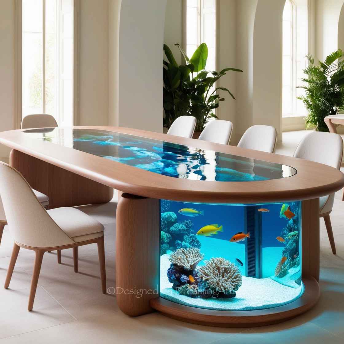 Aquarium Dining Table