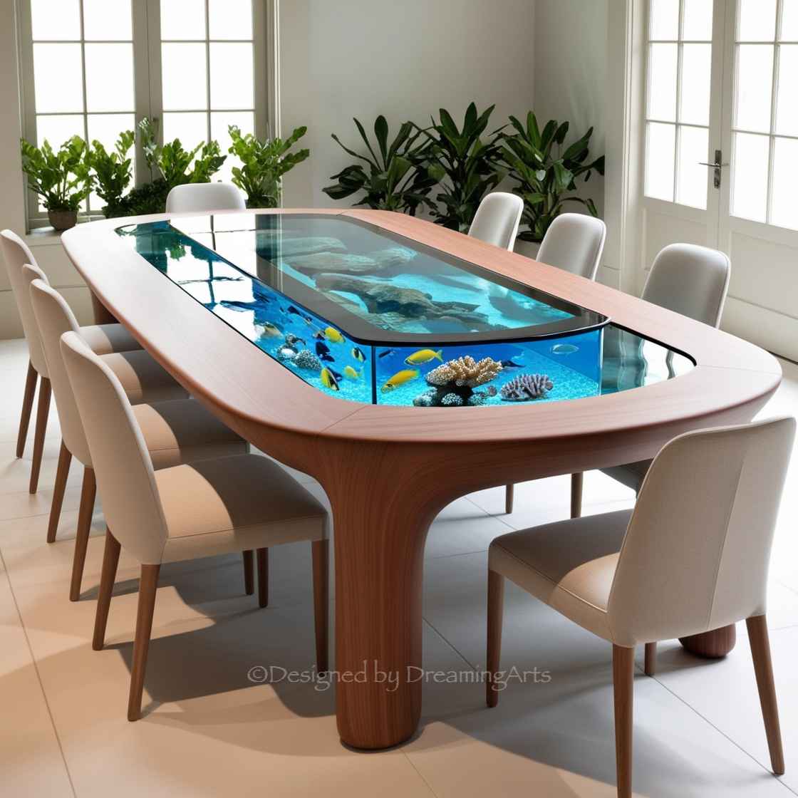 Aquarium Dining Table