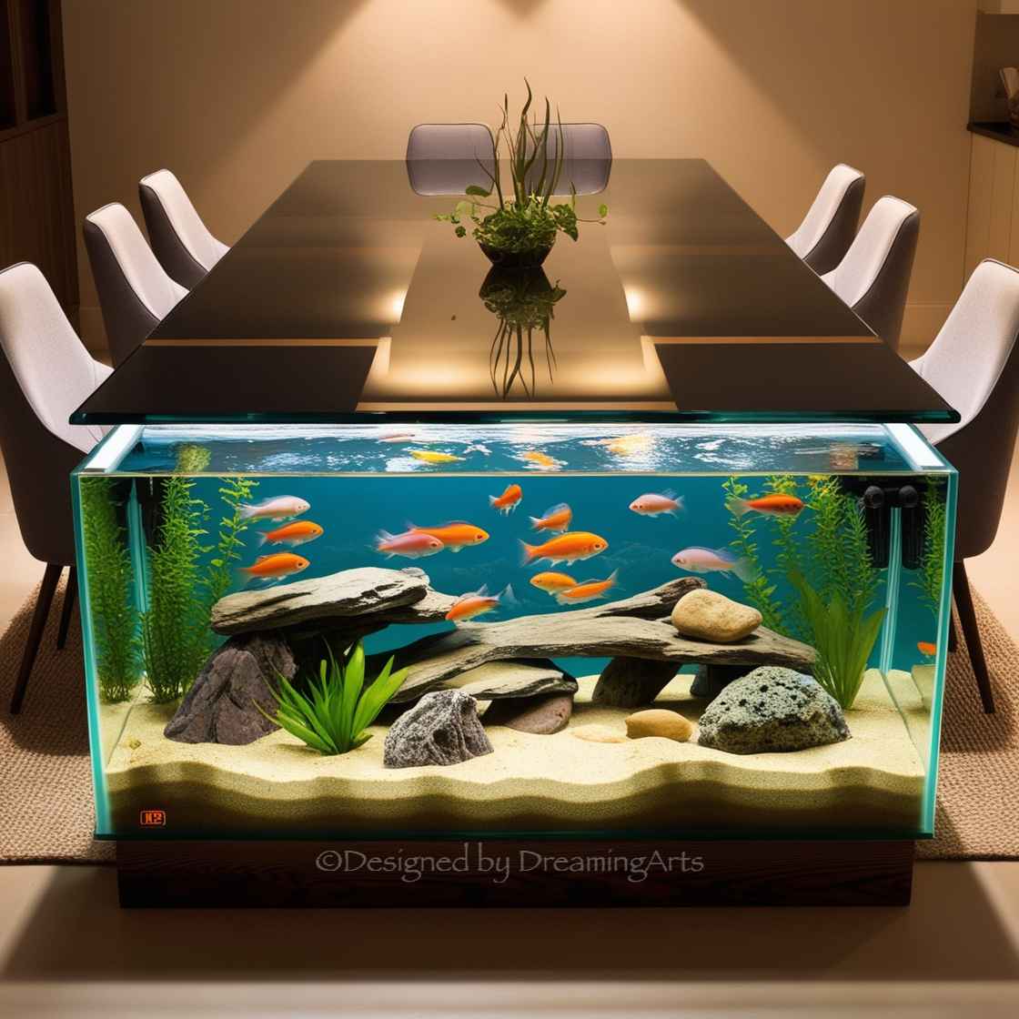 Aquarium Dining Table