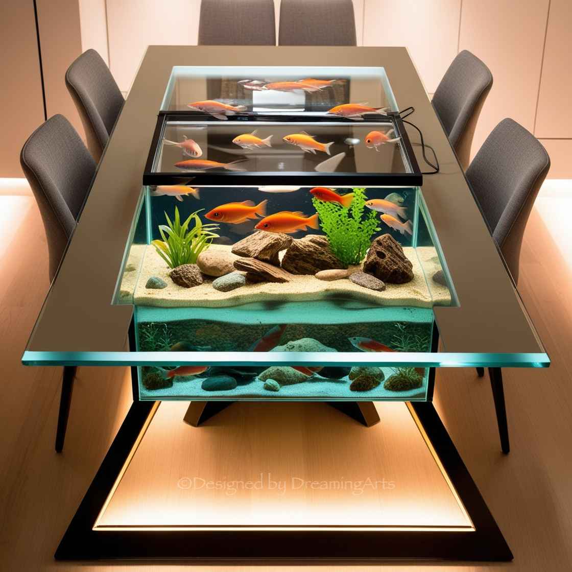 Aquarium Dining Table