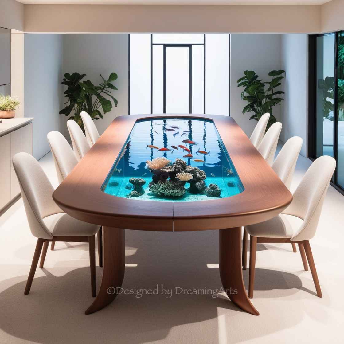 Aquarium Dining Table