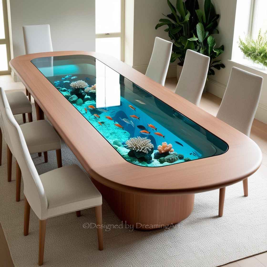 Aquarium Dining Table