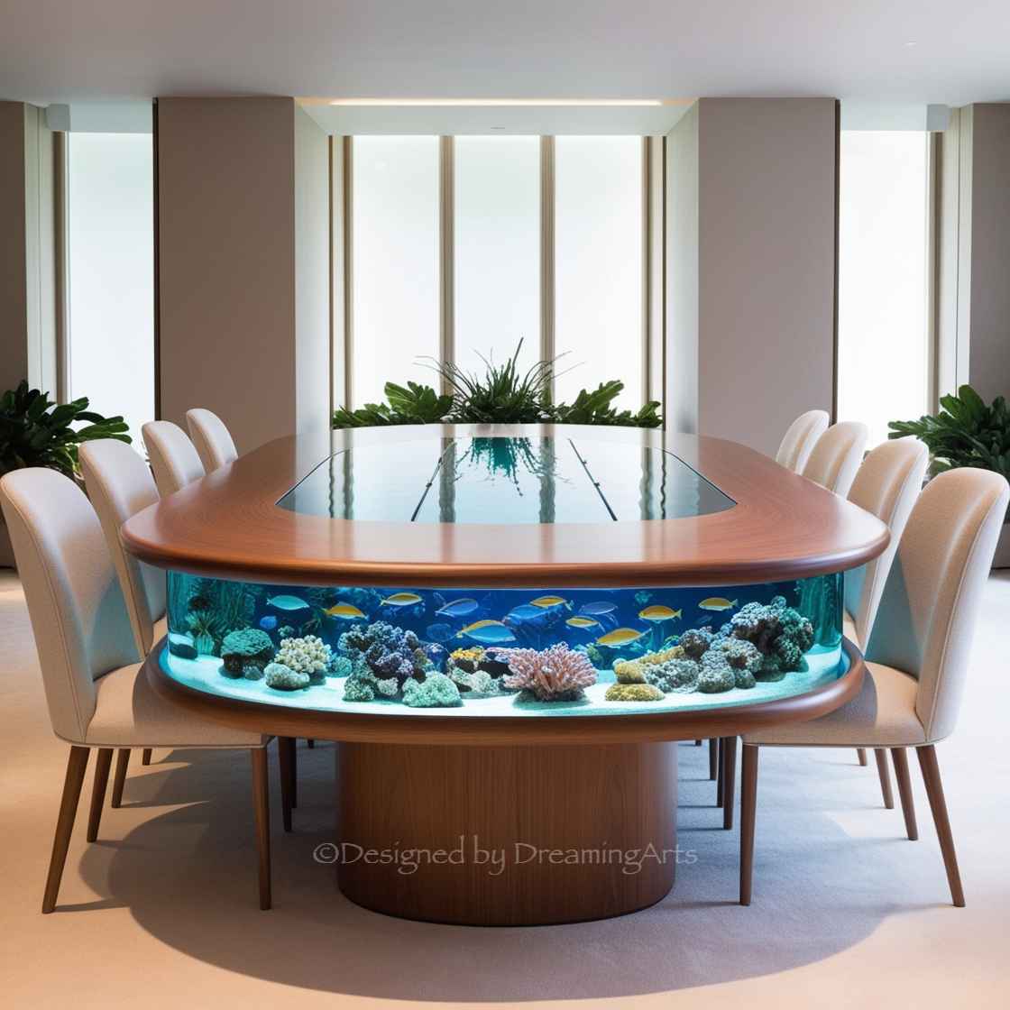 Aquarium Dining Table