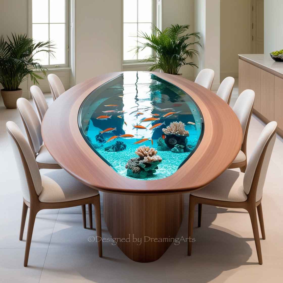 Aquarium Dining Table