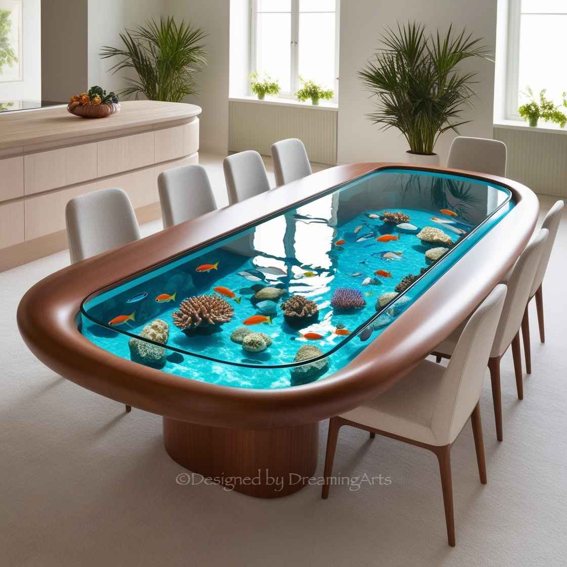 Aquarium Dining Table