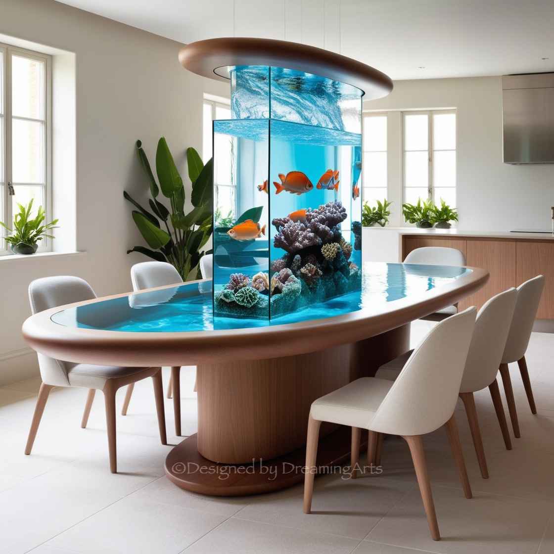 Aquarium Dining Table