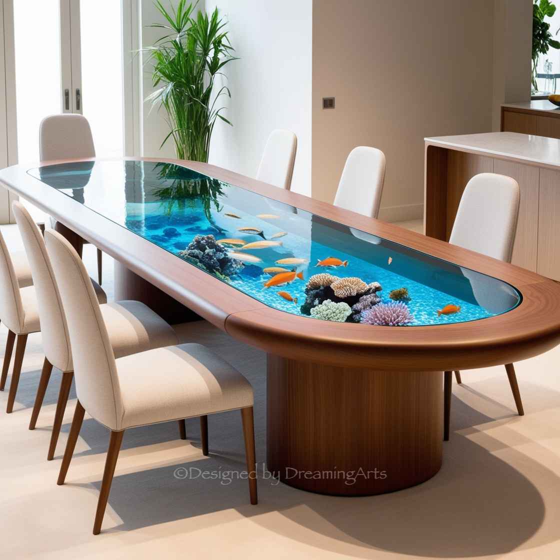 Aquarium Dining Table