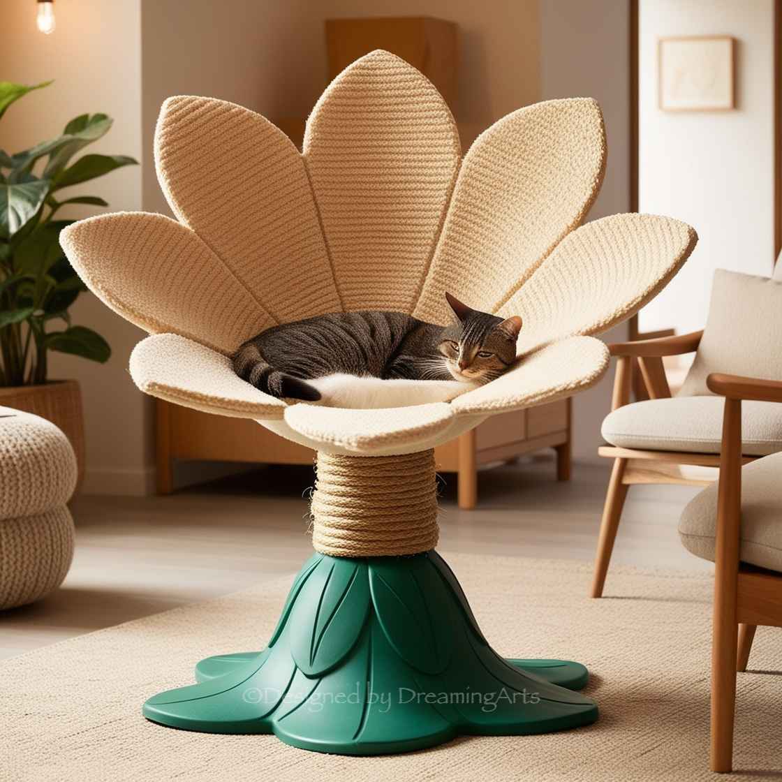 Flower Shaped Cat Tree