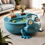 Frog Aquarium Coffee Tables