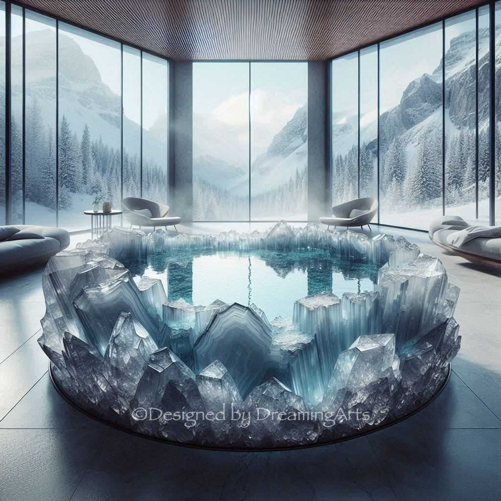 Gem And Crystal Bathtub